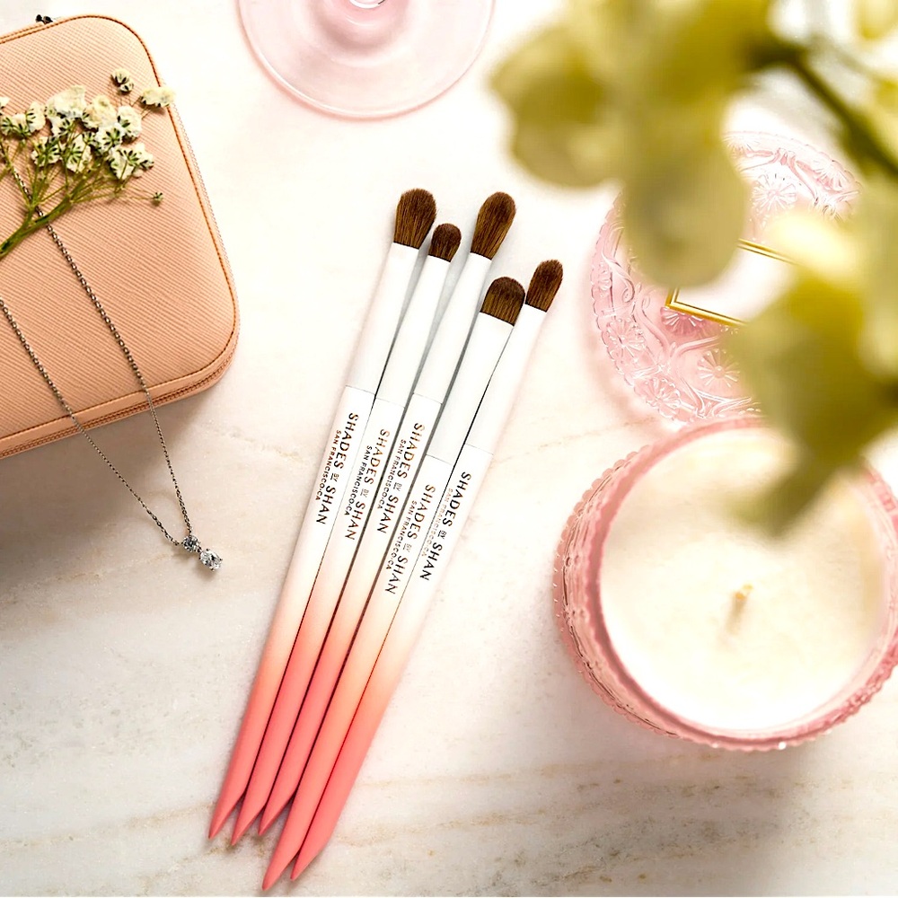 SHADES BY SHAN | The Bridal Brush Set | 5-Piece Makeup Brush Set (Brand New!) 💘✨